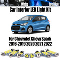Canbus LED Interior Map Dome Trunk Footwell Door Light Kit For Chevrolet Chevy Spark 2013-2019 2020 for