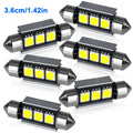 2/4/6/10PCS Festoon LED 31/36/39/41MM Reading Lighting Bulbs White 12V for Car Interior Reading and Liscence Plate Lights