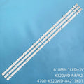 LED Backlight Strip for K320WDR A1 4708-K320WDR-A1213K04 32PHS4001/12 - Replacement TV Backlight Strip
