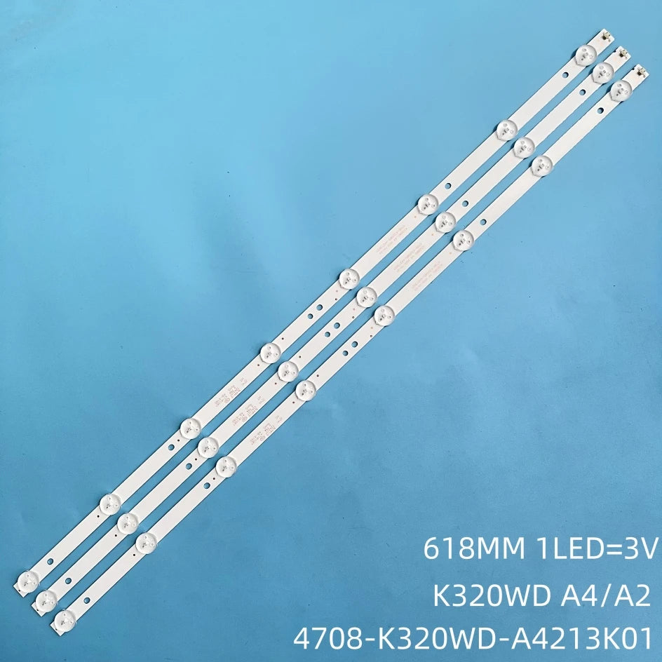 LED Backlight Strip for TV Lamps LED Backlight Strips For Telefunken TF-LED32S35T2 HD TV Bars Kit LED Bands