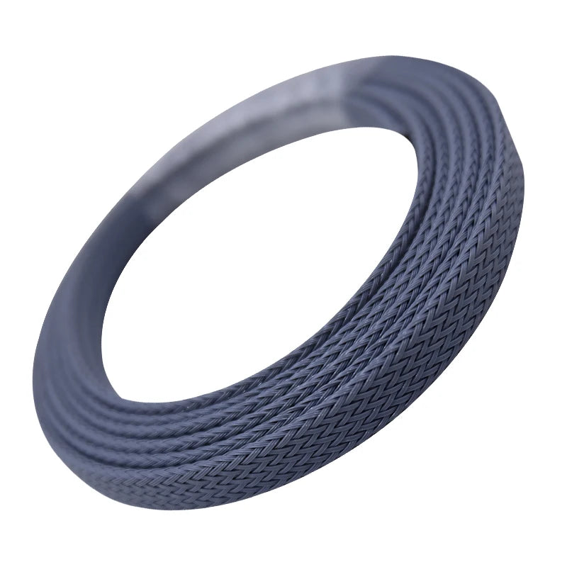 PET Expandable Cable Sleeve 3/4/6/8/10/12/14mm Tight Braided High Density Hardness Insulated Line Protection Wire Wrap Sheath