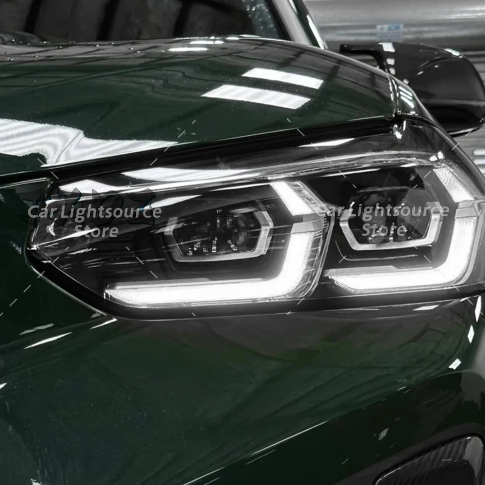 Angel Eye DRL LED Boards For BMW X3 X3M G01 X4 X4M G02 F97 F98 LCI 2021-2024 Headlight Daytime Running Light