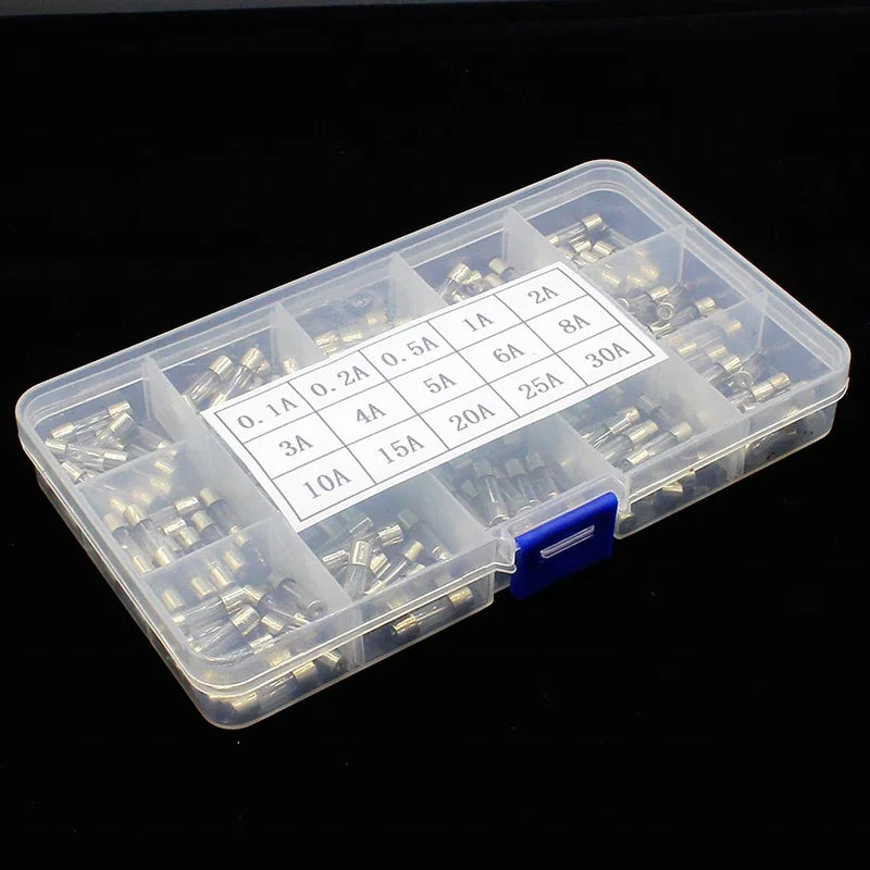 15Kinds 150pcs 5 20 Fast-blow Glass Tube Fuses Car Glass Tub