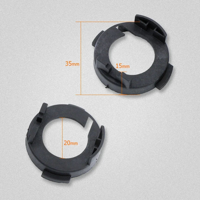 10Pcs H7 LED Headlight Bulbs Holder Adapter base For Kia Rio