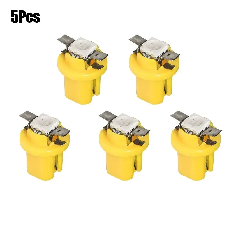 5/10Pcs 12V T5 LED Car Instrument Panels Bulbs High-quality Universal Instrument Panel Light Side Lamp Auto Interior Accessories