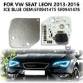 Angel Eyes DRL LED Chip Board Headlight Modified Parts OE 5F0941475 5F0941476 For VW SEAT Leon 2013 2014 2015