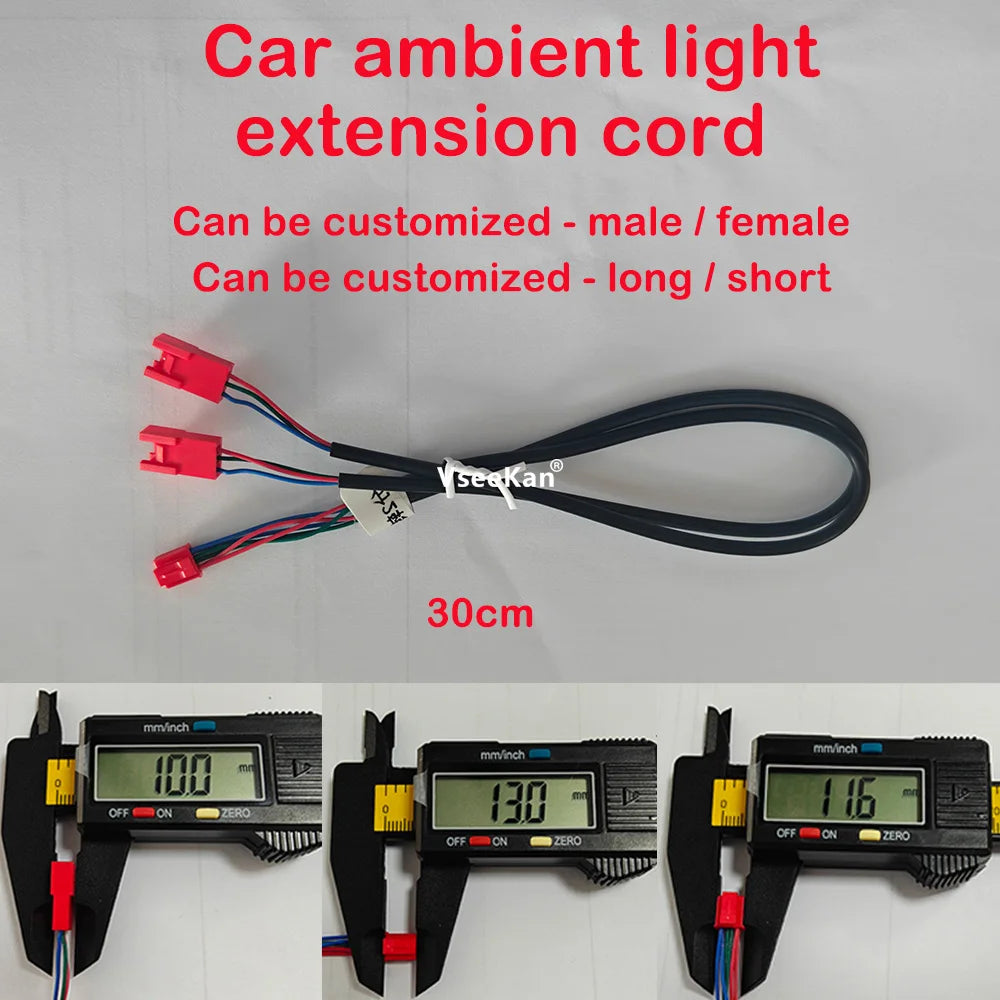 Car Ambient Light Accessories Accessories Y-Wires Light Strips Fog Lights Footlights Pull-String Lights Storage Box Light