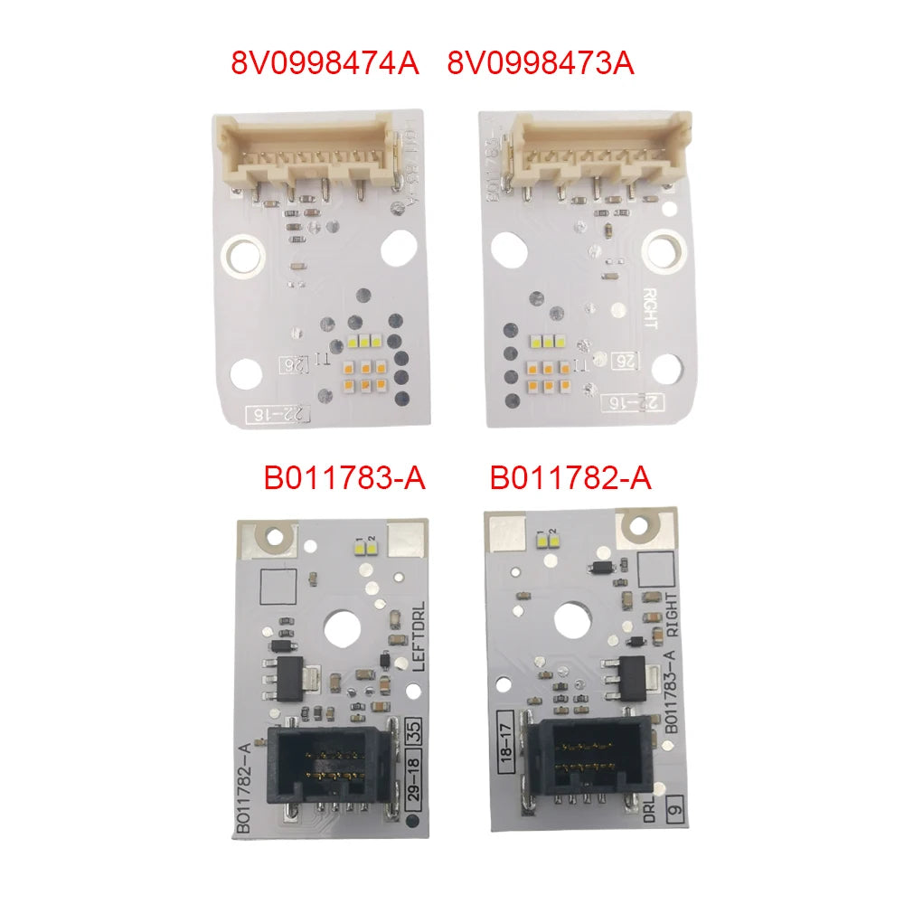 LED Headlight DRL White Lightsource Boards B011783-A B011782-A 8V0998474A for Audi S3 A3