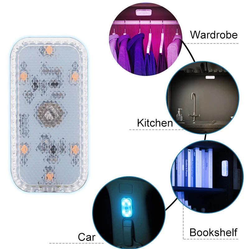 LED Touch Light Mini Wireless Car Interior Lighting Auto Roo