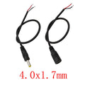 4.0x1.7mm DC Male Female Jack Wire Connector 4.0mm x 1.7mm D