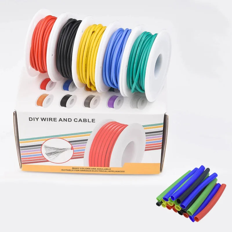 Flexible Silicone Electrical Wire Kit 16 18 20 22 24 26 28 3