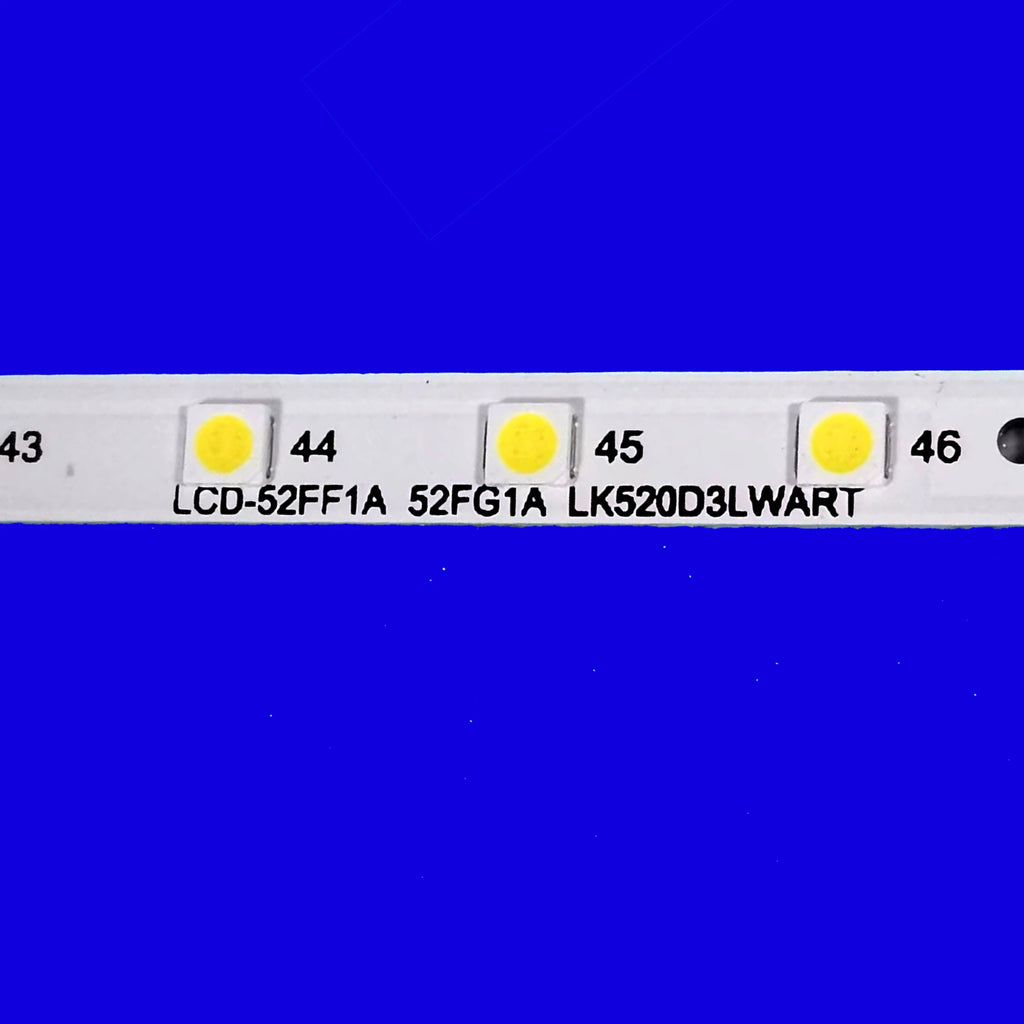LED Backlight Strip for52LED For Sharp LC-52LE810UN LCD-52FF1A LCD-52FG1A 52FG1A LK520D3LWA2Z RUNGK4460TPZZ