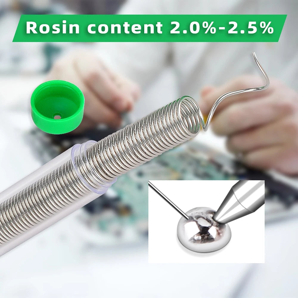 Lead Free Solder Wire 10G 0.8/1.0mm Tin Pen Portable Rosin C