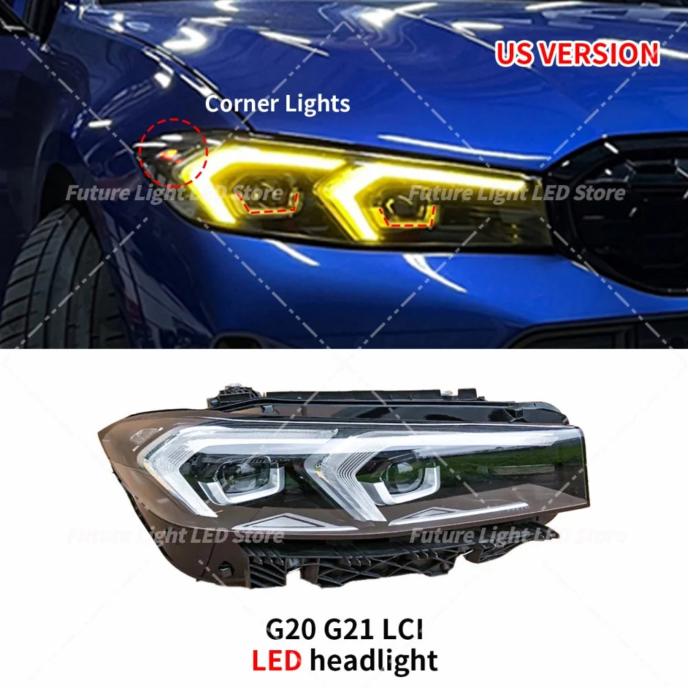 DRL Boards Angel Eyes APP Control Multicolor Daytime Running Lights Module RGBW for BMW G28 G21 G20