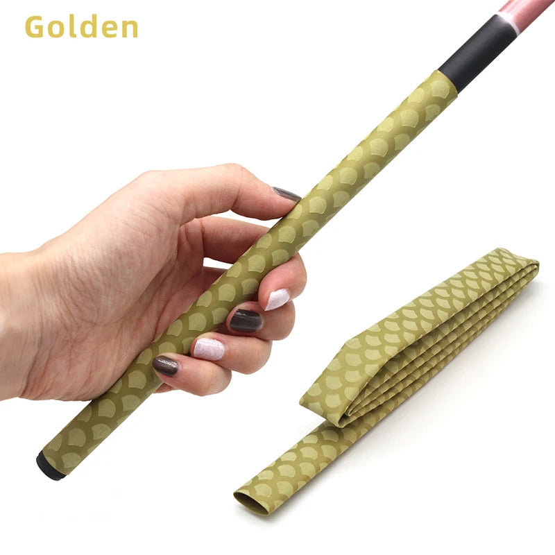 1m/pc Fish Scale Anti-slip Heat Shrink Tube Dia.15 45mm 2 1 Non-slip Handle Repair Electrical Cable Insulation Fishing Rod Wrap