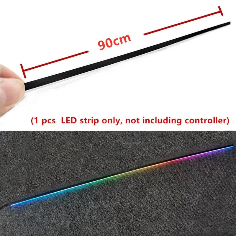 For Accessories For LED Symphony Car Interior Decoration Atmosphere Light RGB Acrylic Strip Additional Replacement 6/10/14/18in1