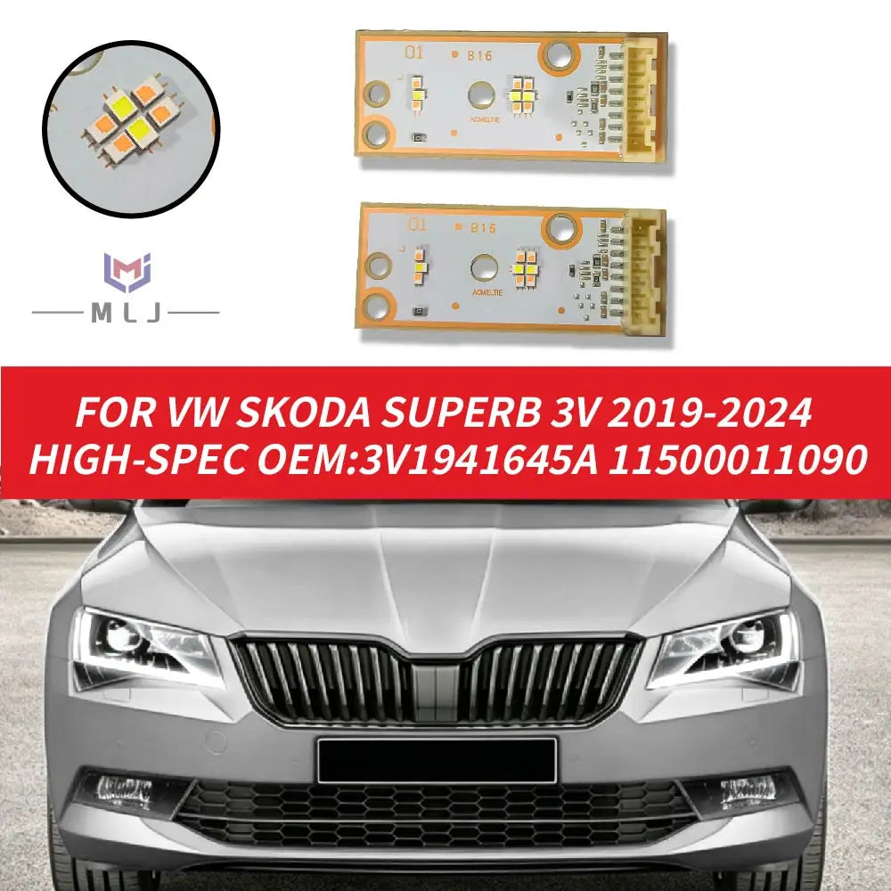 Angel Eye LED Circuit Board Radiator Module For Skoda Superb 3V Vauxhall 2015-2024 Replacement Spare Part for