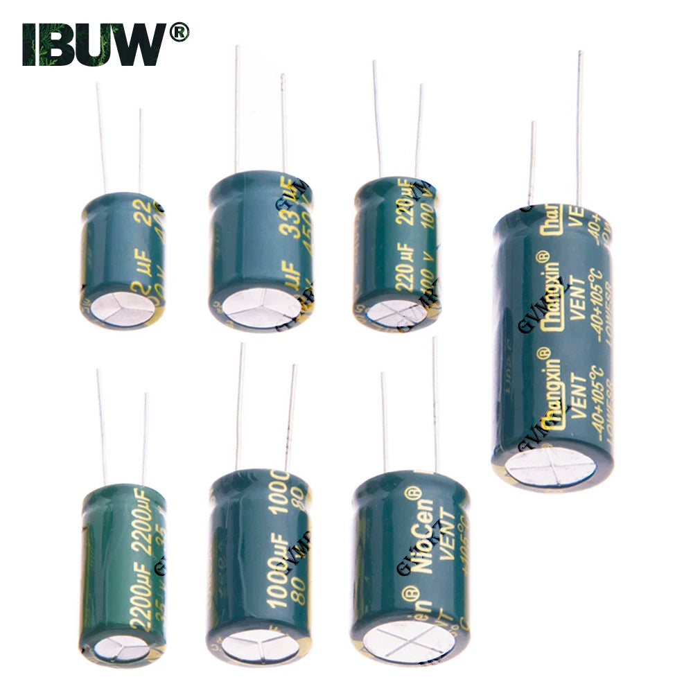 6.3V 10V 16V 25V 35V 50V 63V 100V 160V High Frequency Low ES