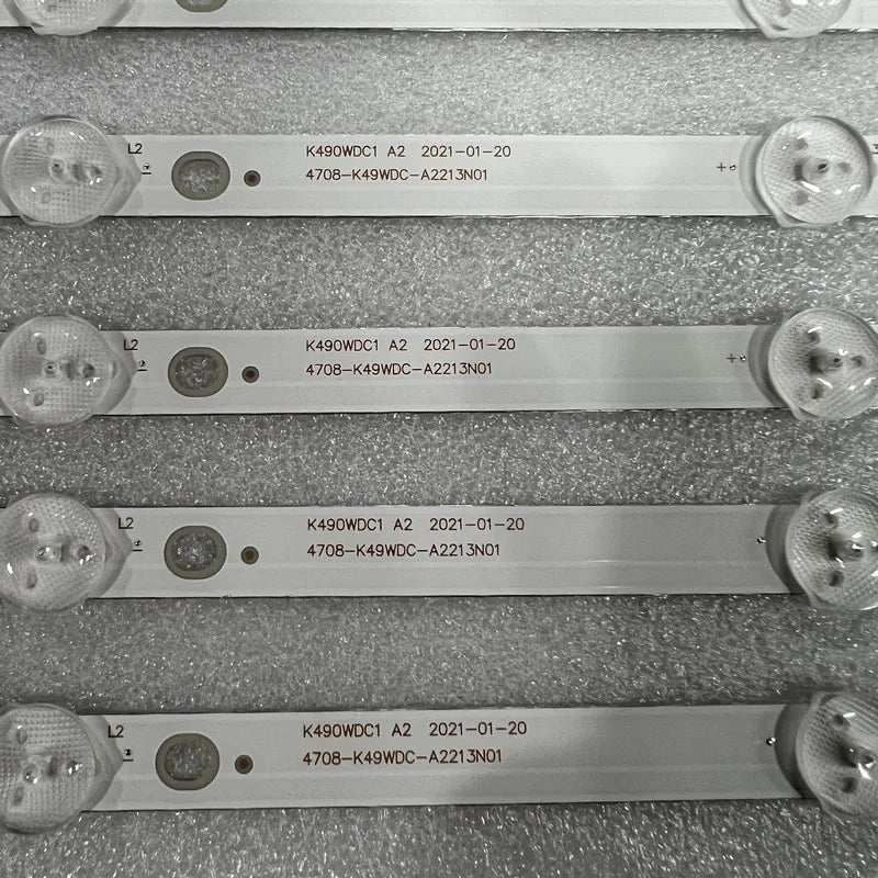 LED Backlight Strip for 9pcs/lot 5LED LED backlight strip for 4708-K49WDC-A3113N01 A2213N01 K490WDC1 A2