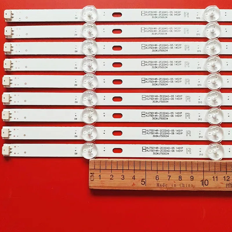 LED Backlight Strip for Awox 75191 7520KS EHT75H16UA-ZMG KJ75D14L-ZC22AG-06 09E KJ75D14R-ZC22AG-06 09E