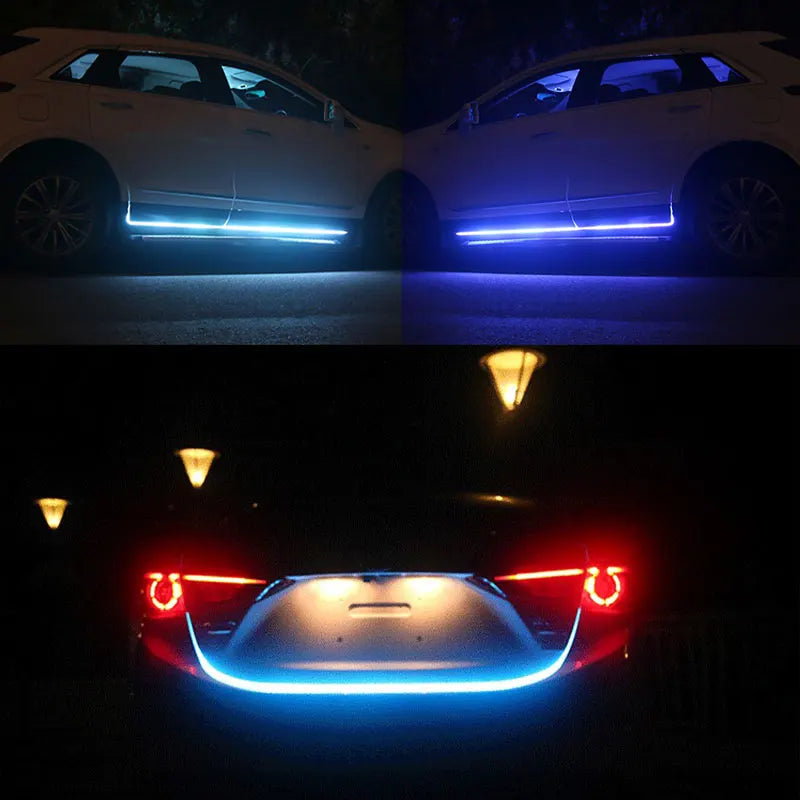 RXZ LED Daytime Running Light Scan Starting Car Hood Decorat