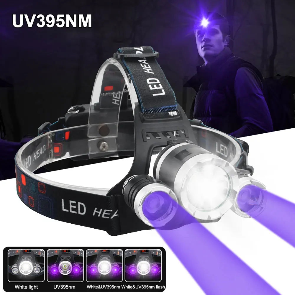 90 Super Bright Led Headlamp Use 18650 Battery Fishing Headl