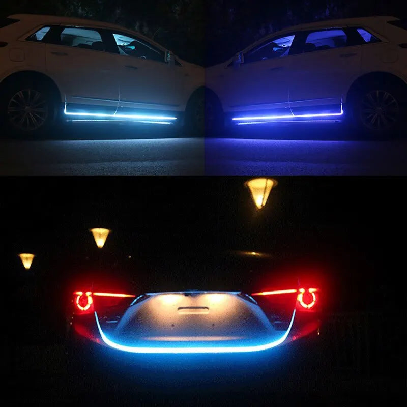 150CM 180CM Scan Starting LED Car Hood Light Daytime Running
