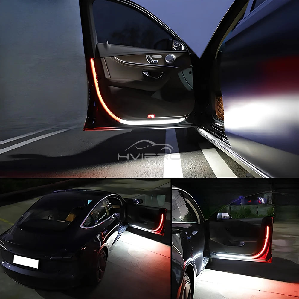Car Door Opening Warning Flash Led Welcome Light Parking Saf