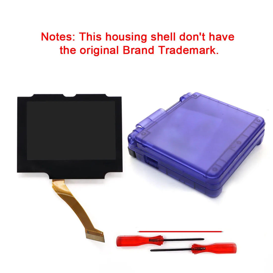 HISPEEDIDO Pre-Laminated IPS 3.0 inch V5 Real Drop in Screen For GBA SP LCD Replacement Kits Build in OSD Menu Easy to Install