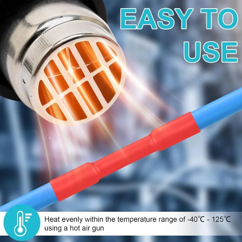 140-800Pcs Heat-shrink Tubing Thermoresistant Tube Heat Shri