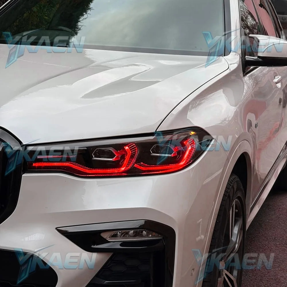 DRL Boards For BMW X7 G07 2019-2021 Laser Headlight Daytime Running Light Chips Angel Eyes Blue Red White for