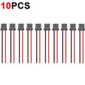 Bare Board Type-C Female Chassis Waterproof 2P Solder Wire USB C Pigtail Cable Extension Power Cable USB-C Plug To 2 Pin Wire
