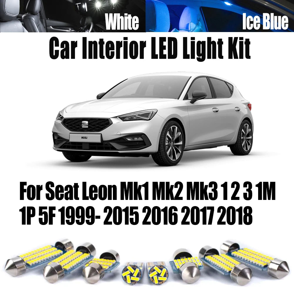 Bulbs For Seat Leon Mk1 Mk2 Mk3 1 2 3 1M 1P 5F 1999- 2016 2017 2018 for Seat 1999-2016