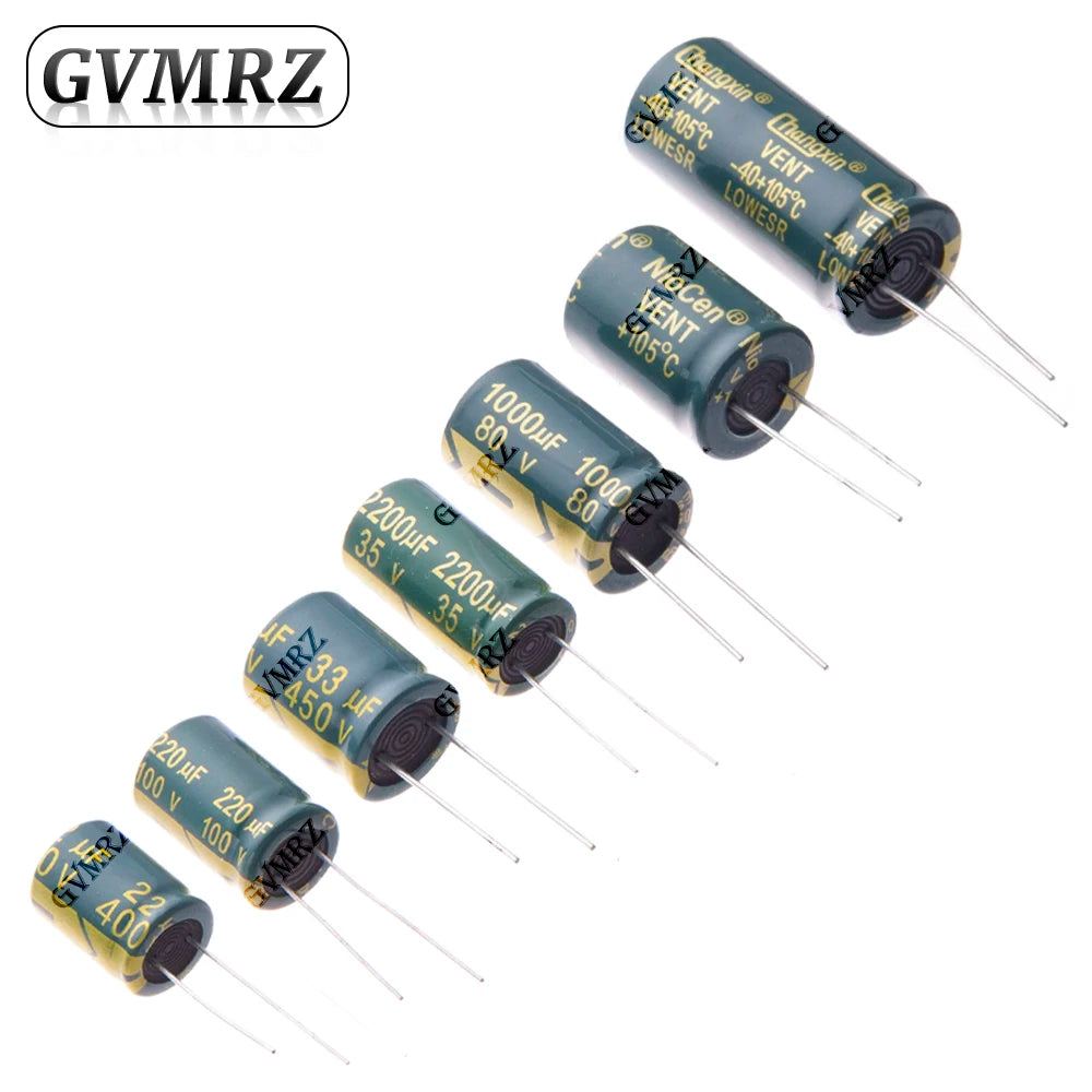 6.3V 10V 16V 25V 35V 50V 63V 100V 160V High Frequency Low ES
