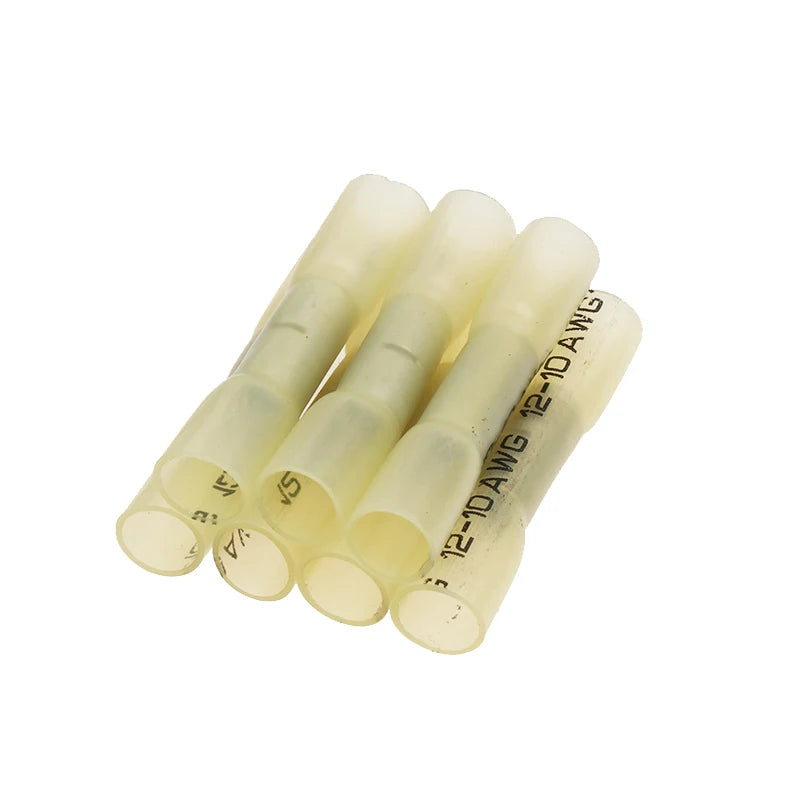 200pcs Heat Shrink Connectors Waterproof Solder Insulated Bu