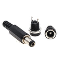 10PCS 5Pair DC Power Connector Pin 2.1x5.5mm Female Plug Jac