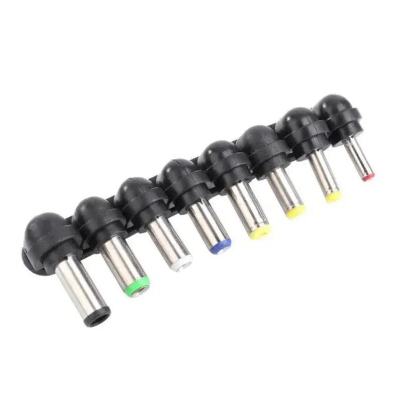 8pcs Universal DC Power Supply Charger Adapter Tips Jack Plu
