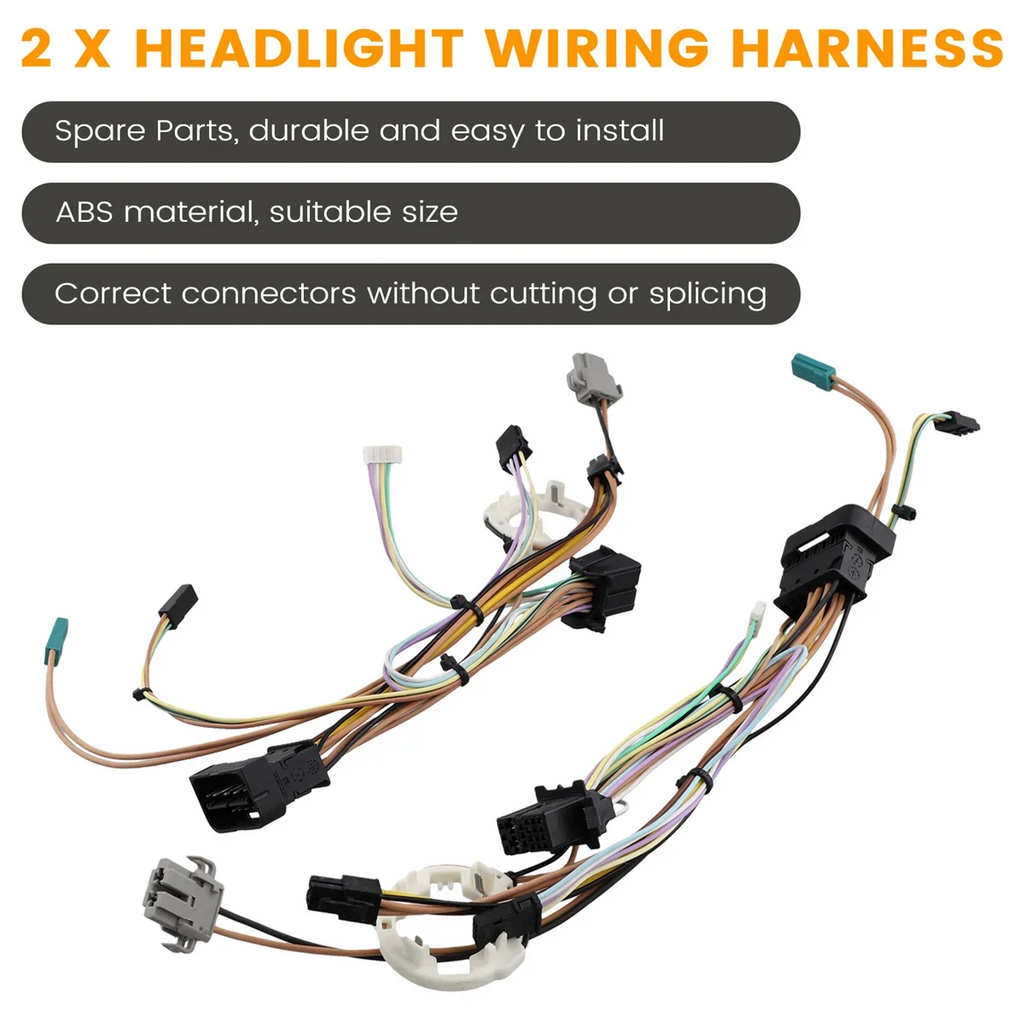 LED Headlight Wiring For BMW X5 E70 2007-2013 Car Front Left & Right Headlight Wiring Harness Internal Cable