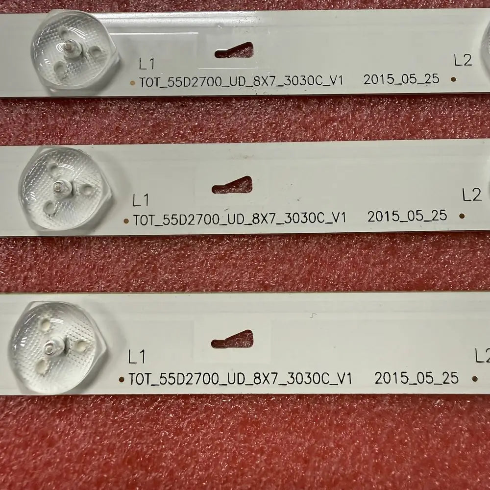 LED Backlight Strip for 8pcs/set LED strip 7LED for TCL 006-P1K3465A 55D2700 U55C7006X1 B55A758U U55P6006
