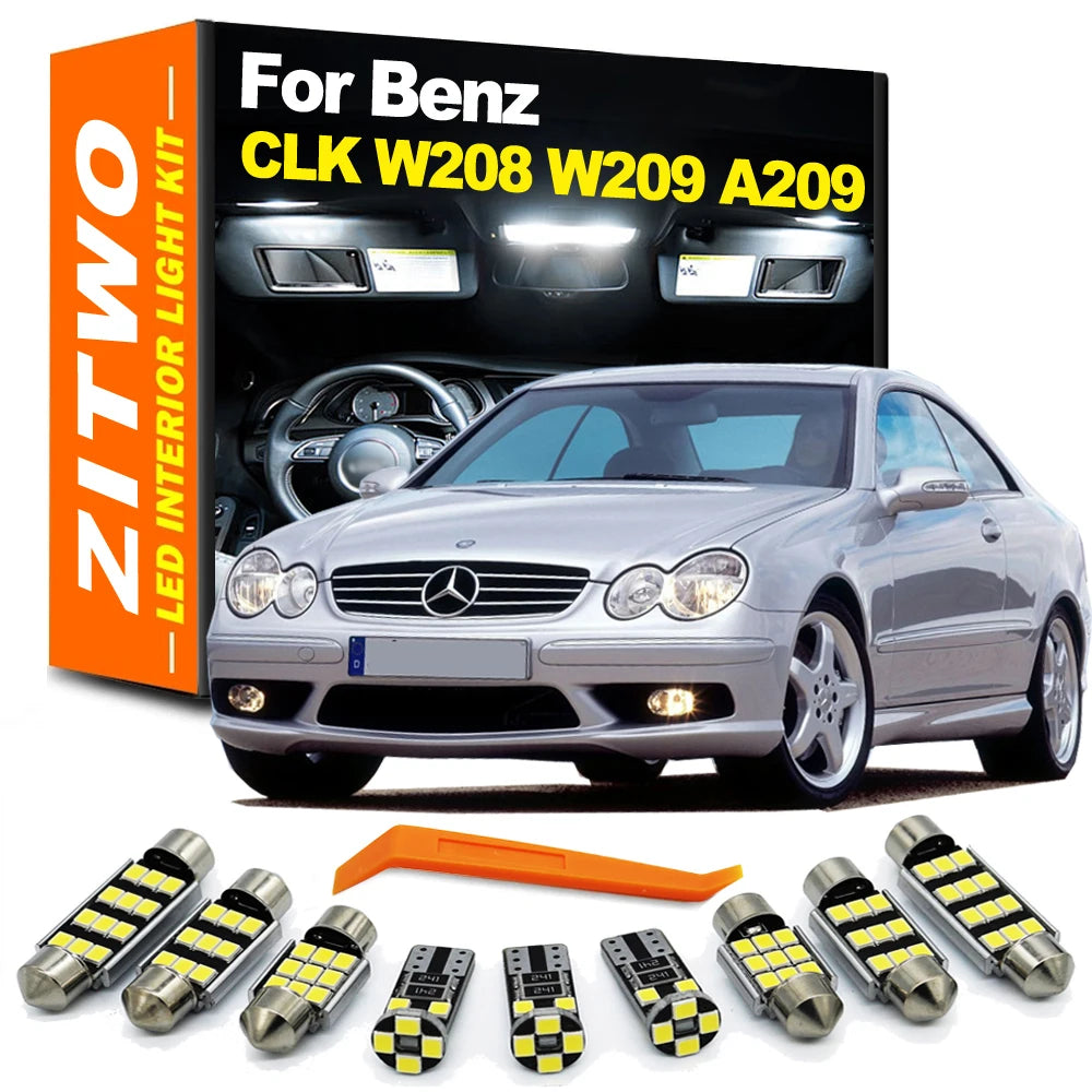 ZITWO LED Interior Reading Map Dome Light Kit For Mercedes B
