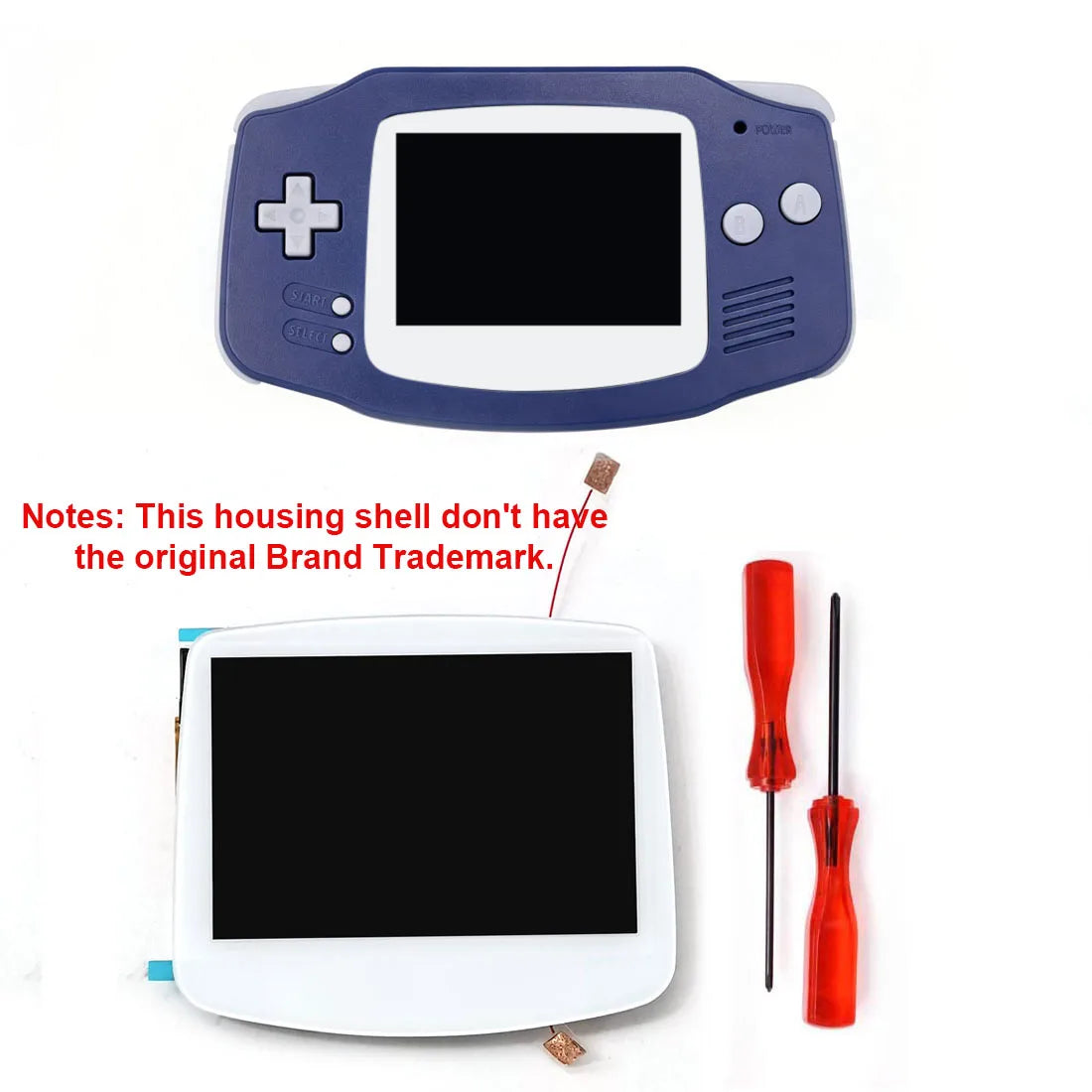 HISPEEDIDO Pre-Laminated V5 HD 720x480 Drop-in Screen For GBA V5 IPS LCD Kits Replacement Desaturation Retro Pixel OSD FRM