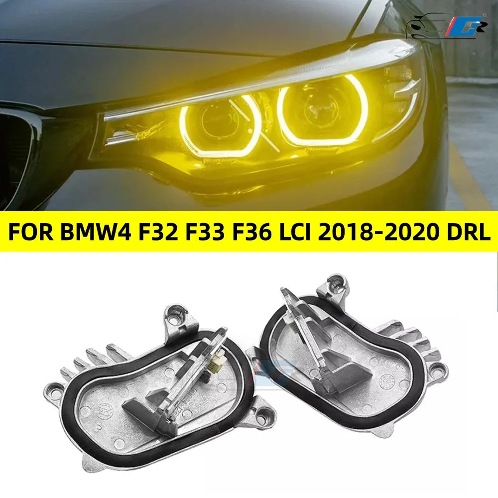 Angel Eyes LED Boards For BMW 4 Series M3 M4 F36 F32 F82 F80 F33 LCI 430i 440i 420i 2017-2020 Daytime Running
