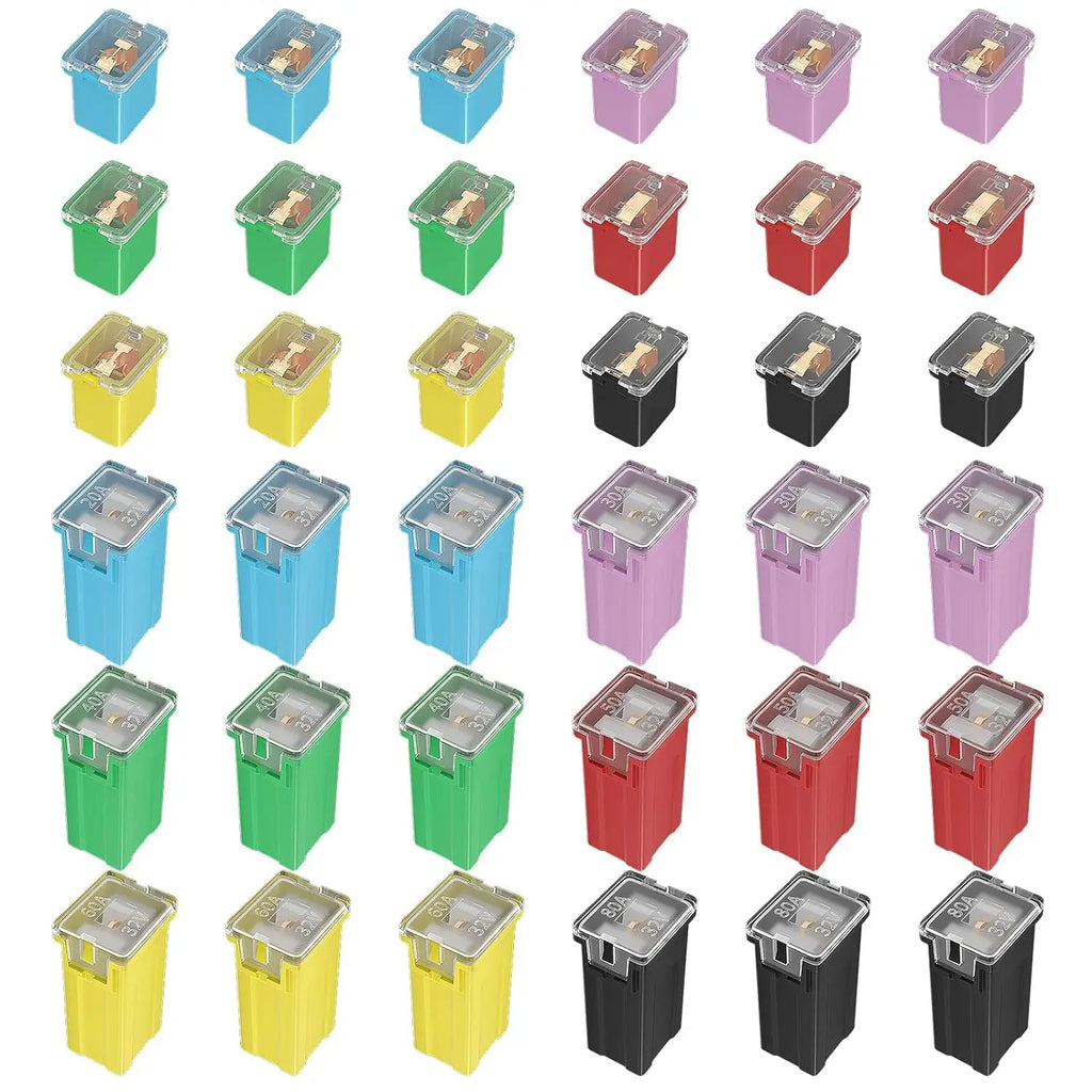 DaierTek 36Pcs Jcase Fuse Automotive Tall/Standard and Low P