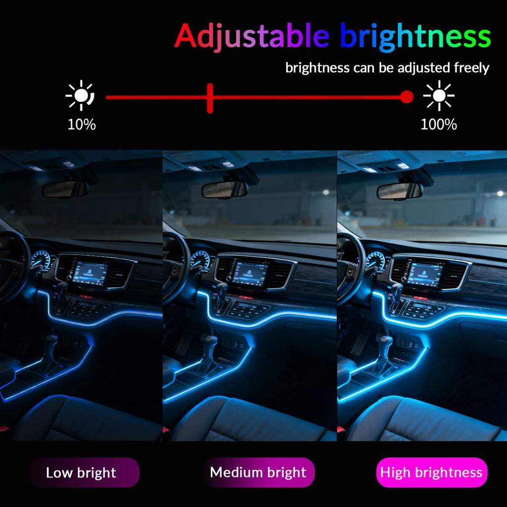 Symphony Ambient Lights Car RGB App Control LED Interior Hid