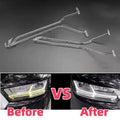 DRL Light Plate Replacement Fit Audi Q7 2016-2019 Daytime Running Angel Eye