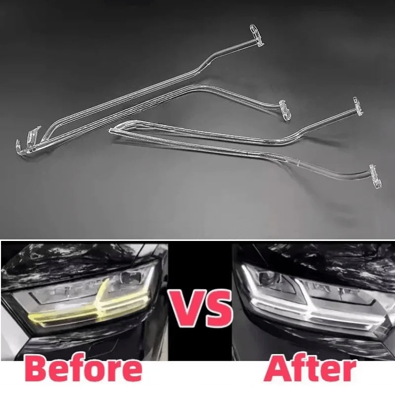 DRL Light Plate Replacement Fit Audi Q7 2016-2019 Daytime Running Angel Eye