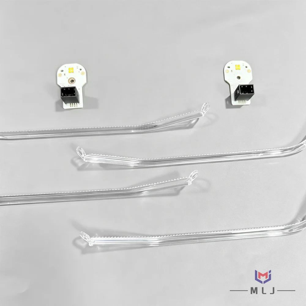 Headlight Angel Eye DRL Chip Boards Light Guide Acrylic Tube Strips Daytime Running Light for Volkswagen