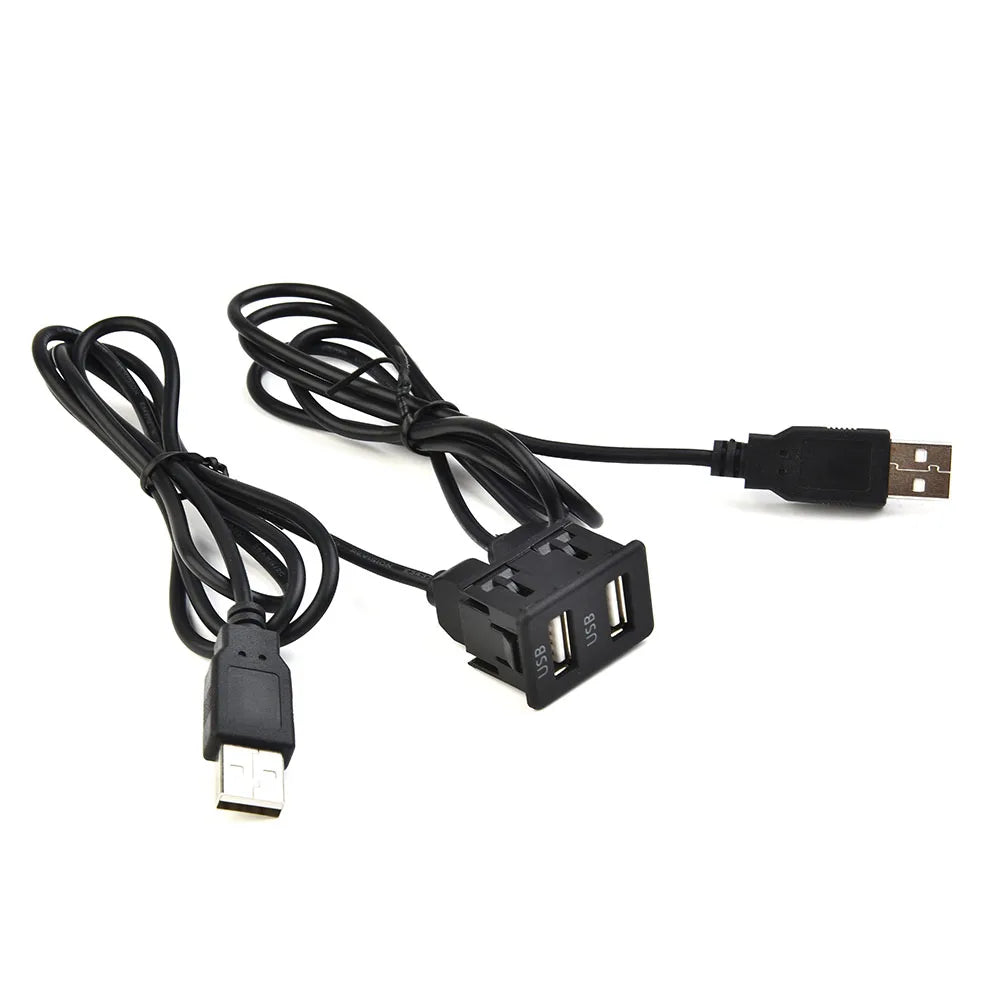 Universal Car Dash Flush Mount USB Port Panel Auto Boat 100c