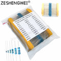600pcs/set 30 Kinds 1/4W Resistance 1% Metal Film Resistor P