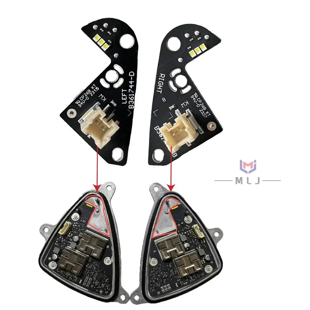 Angel Eyes LED Chip Light Source Panel DRL Turn Signal Board For Volkswagen T-ROC Daytime Running